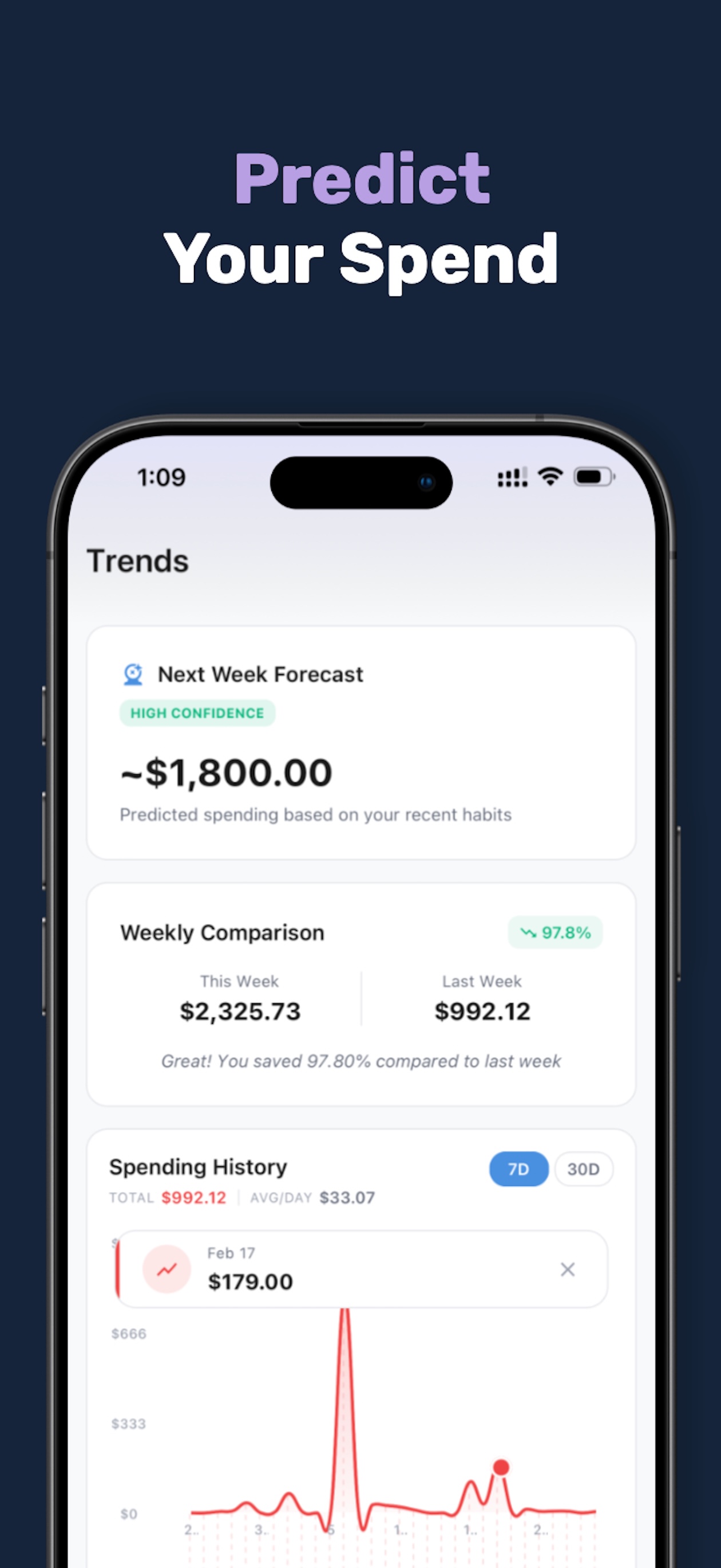 Screenshot 5 of Finly: Private Expense Tracker