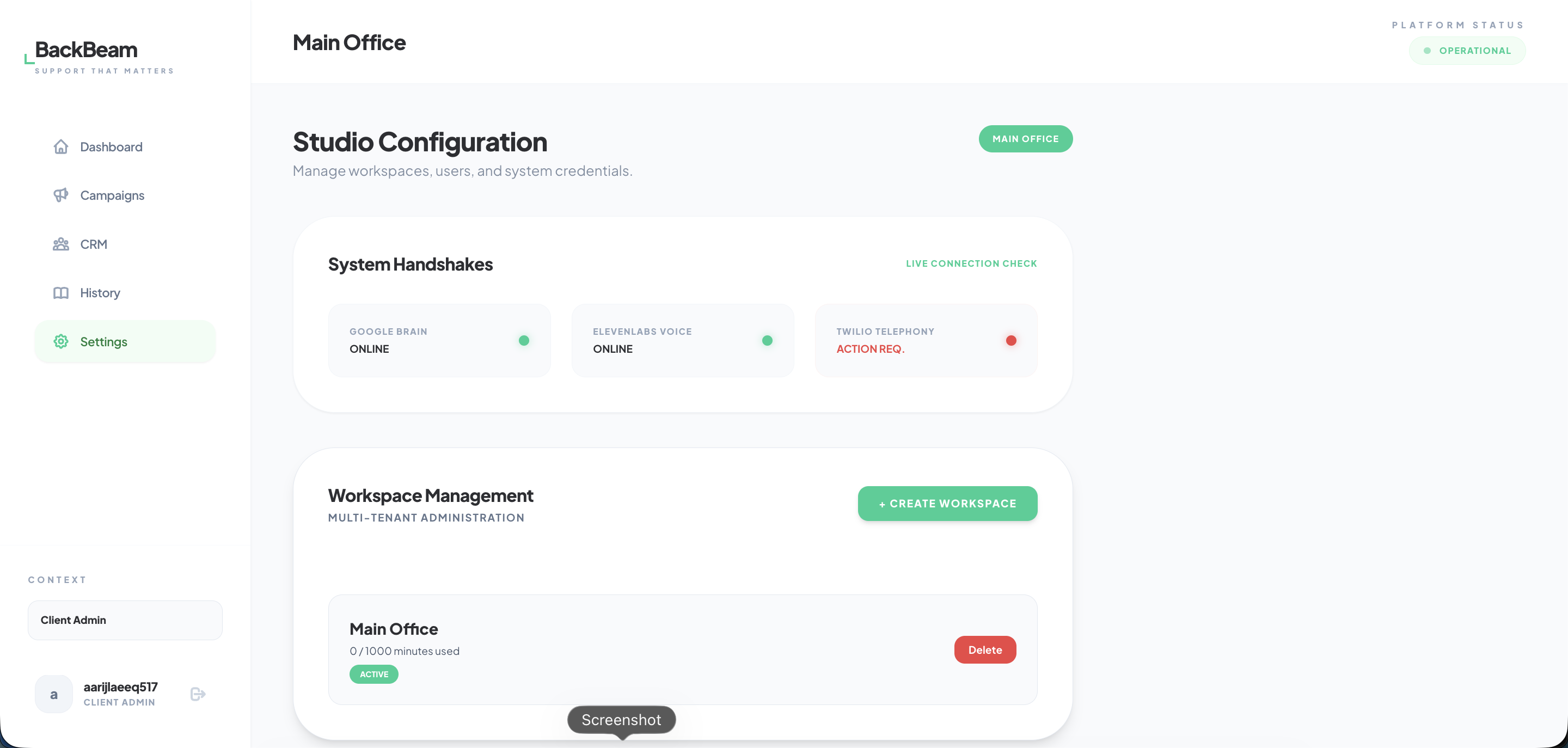 Screenshot 5 of Backbeam Studio
