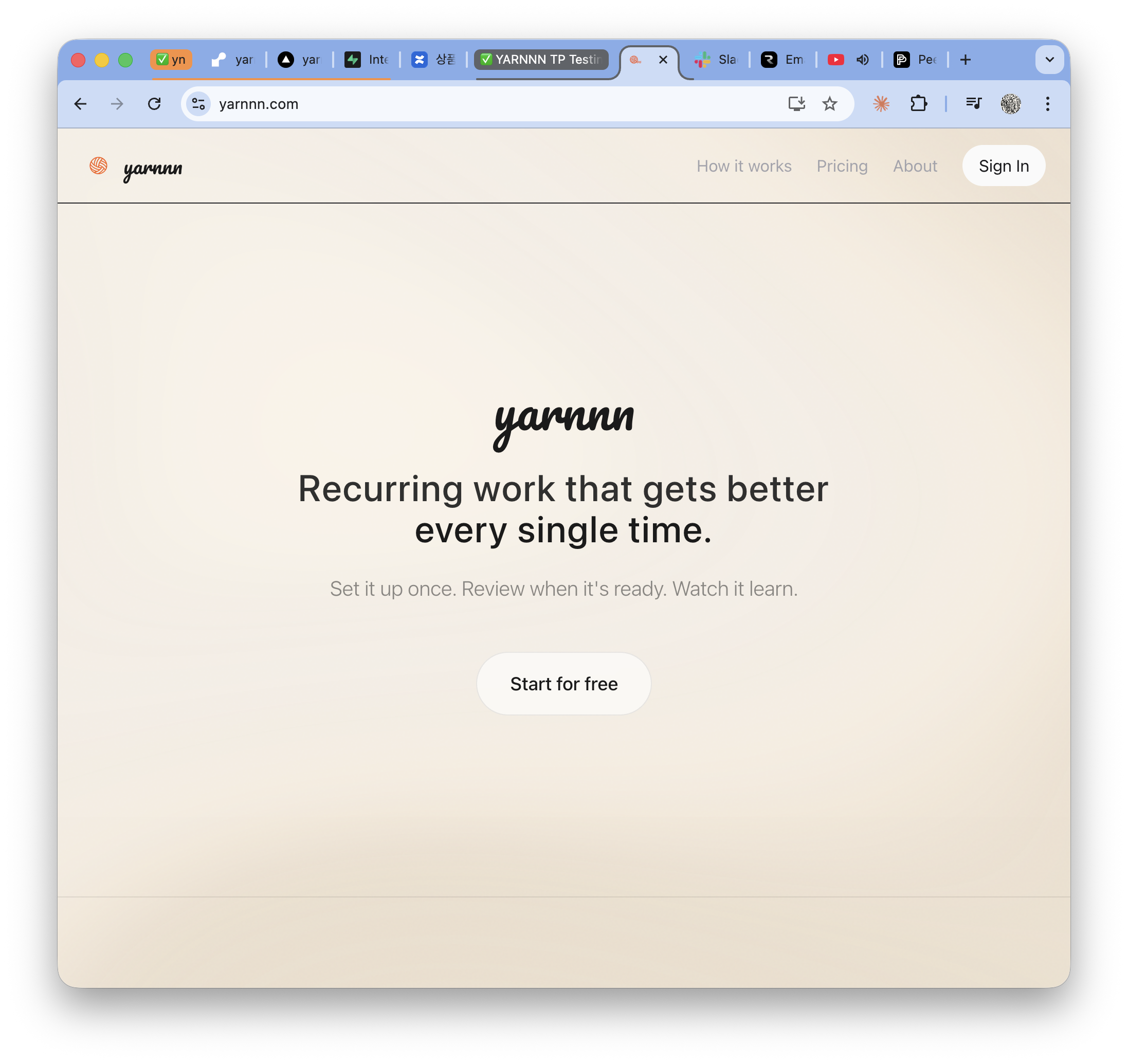 Screenshot 2 of yarnnn