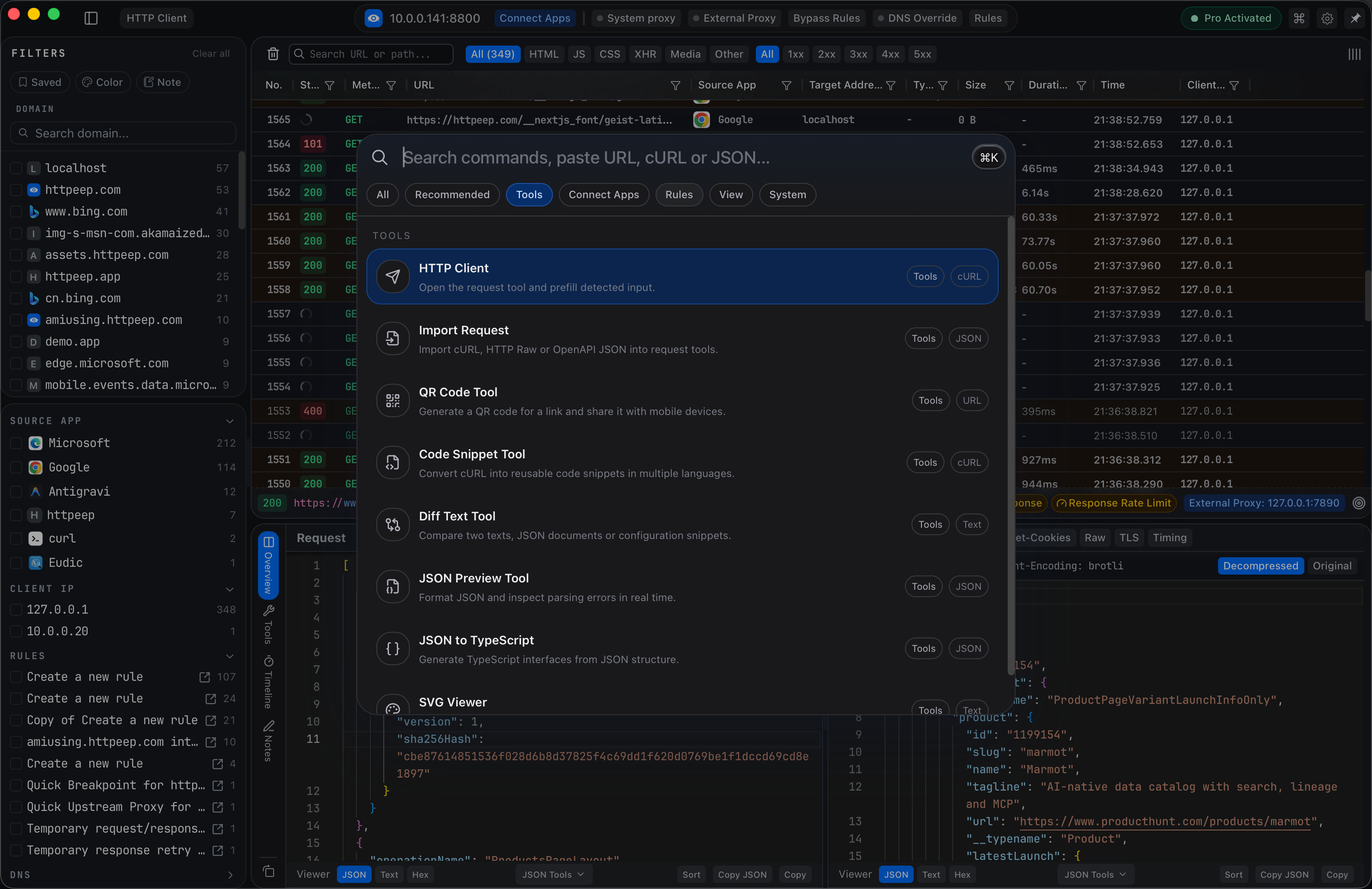 Screenshot 6 of HTTPeep