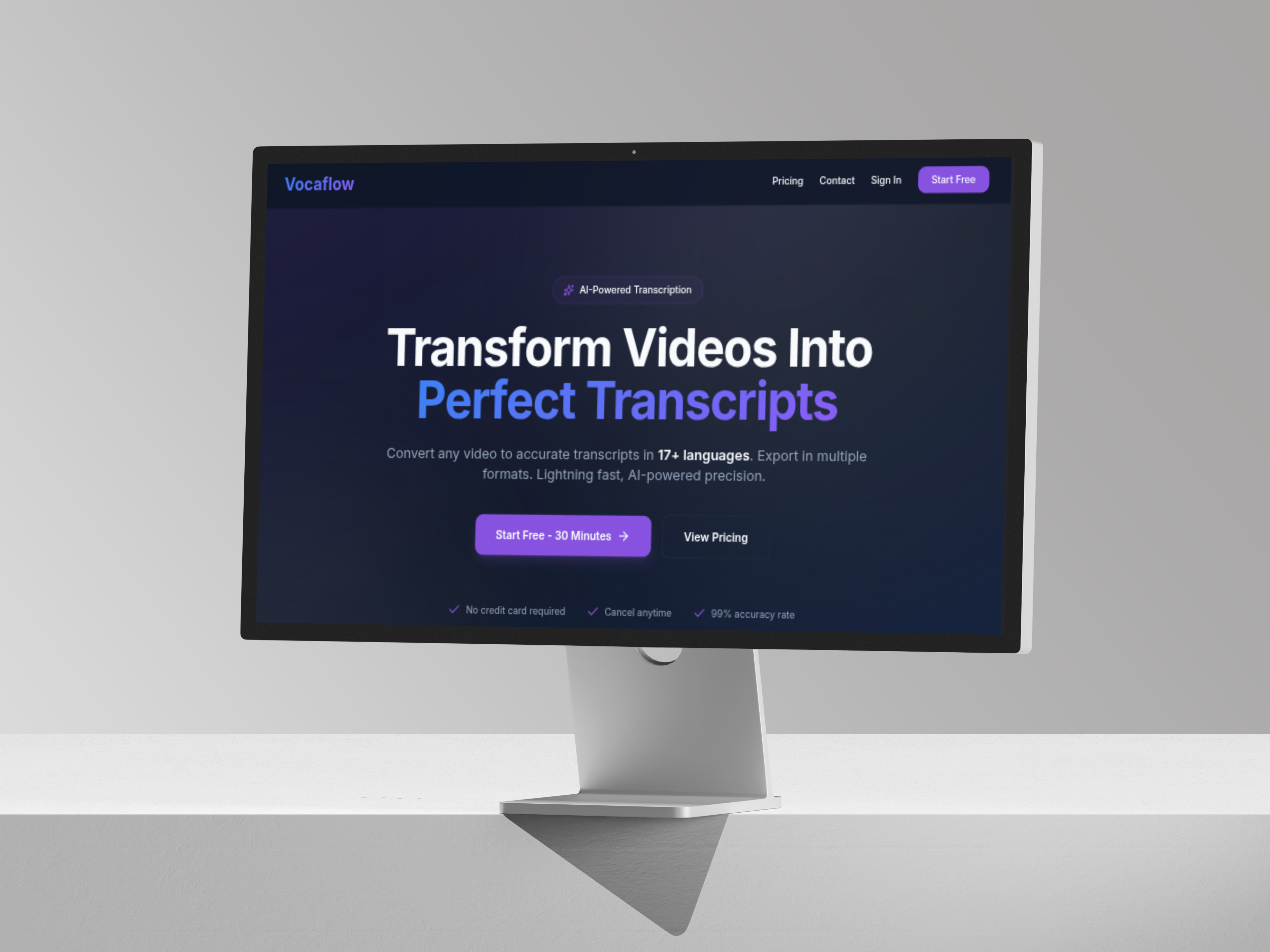 Screenshot 1 of Vocaflow AI