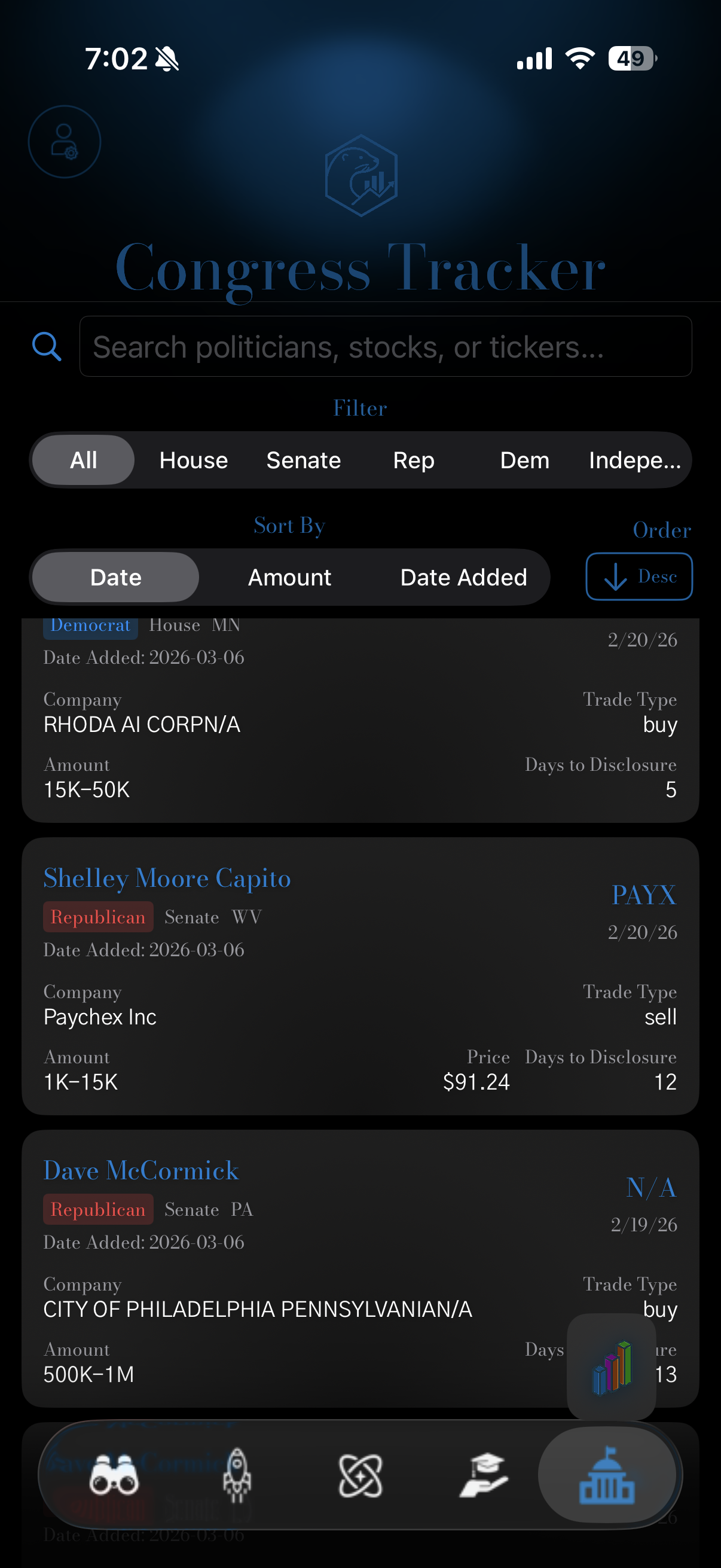 Screenshot 7 of OtterQuant App