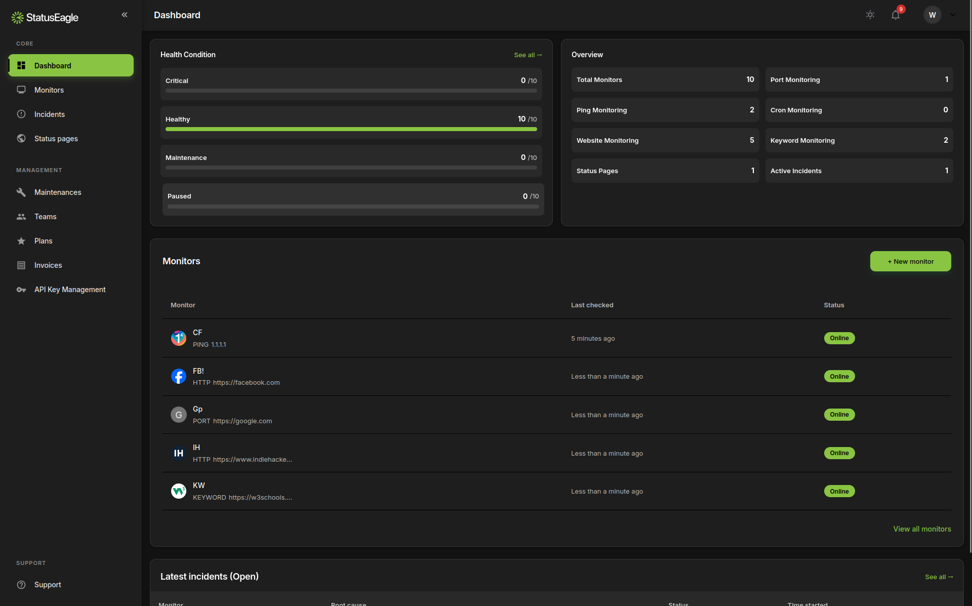 Screenshot 9 of StatusEagle
