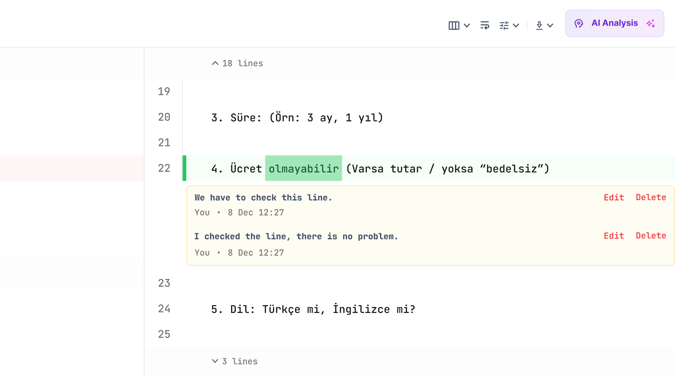 Screenshot 3 of LineDiff