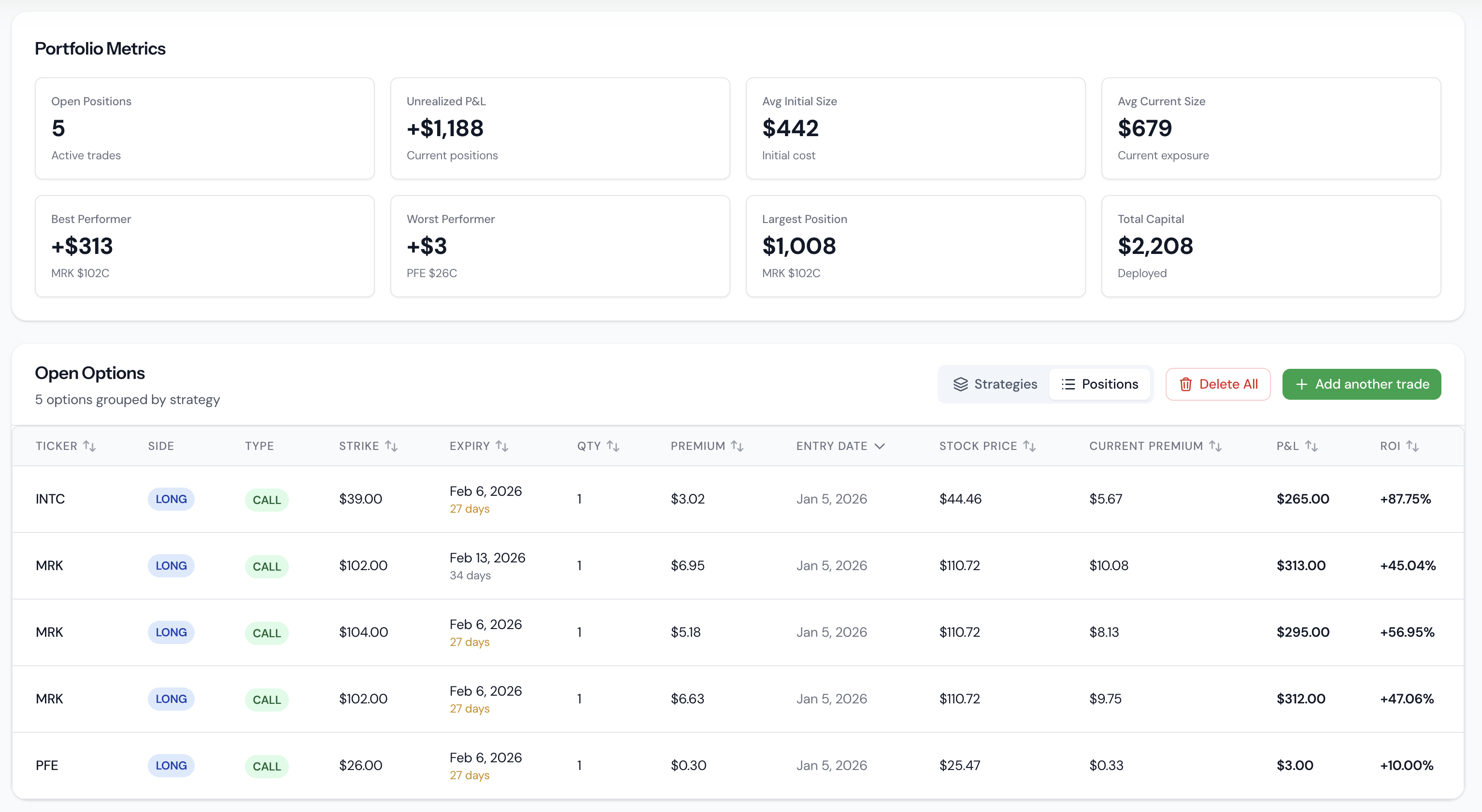 Screenshot 4 of Optioneer