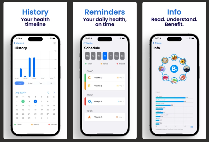 Screenshot 2 of Vitamin tracker for Apple Watch
