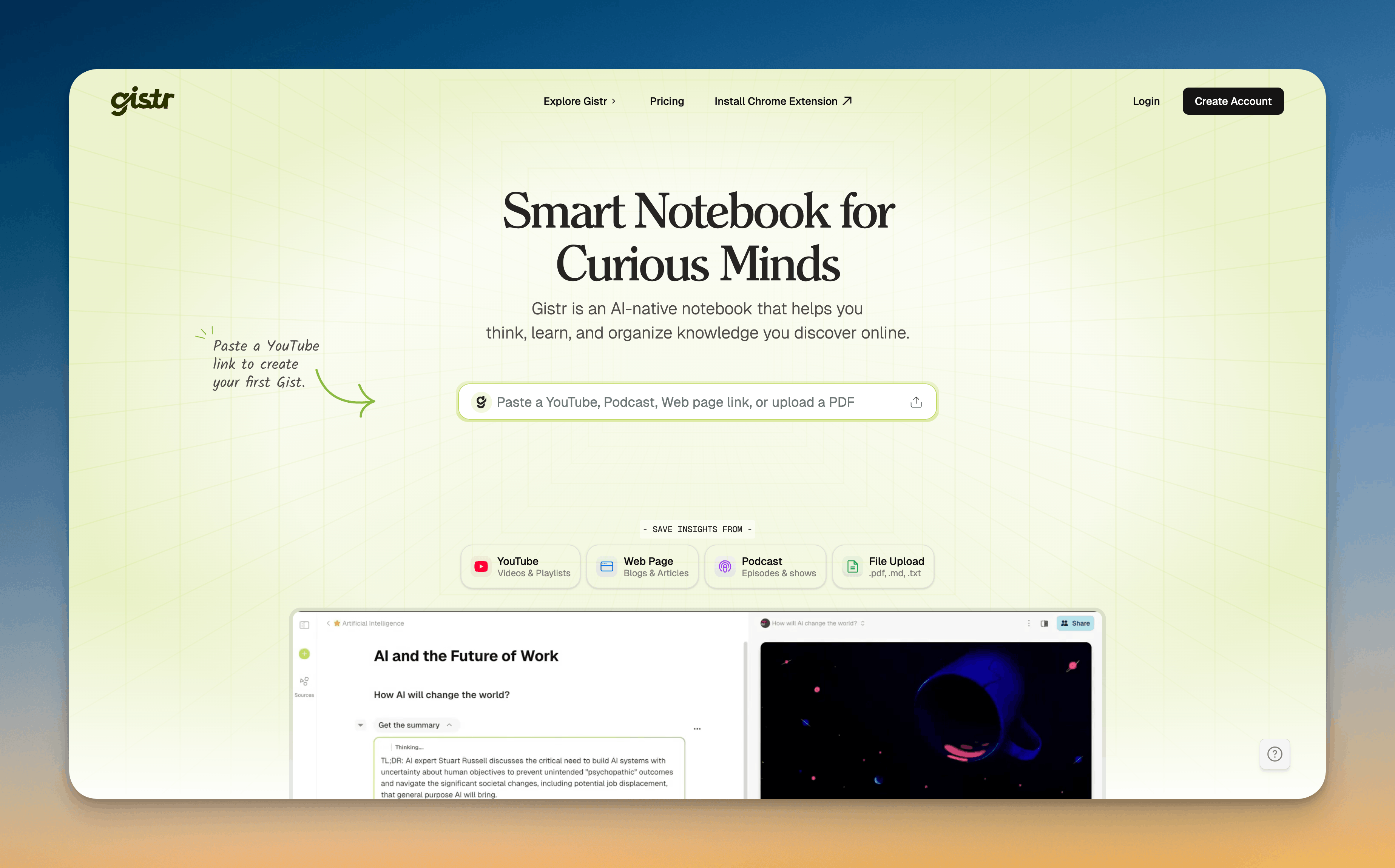 Screenshot 1 of Gistr