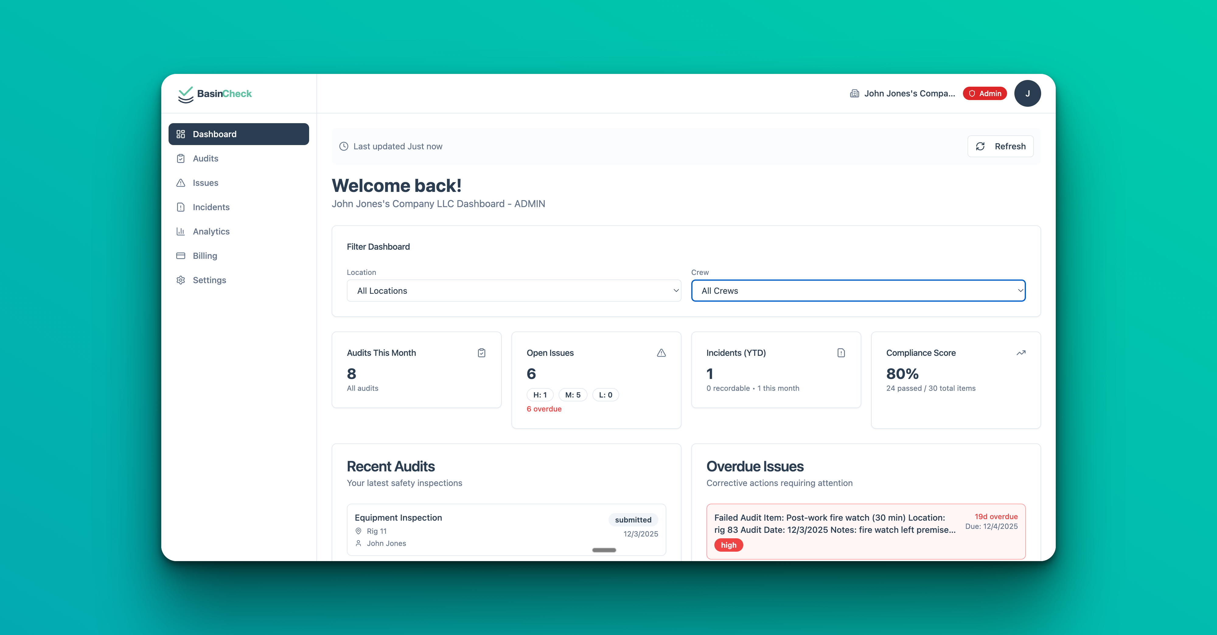 Screenshot 1 of BasinCheck