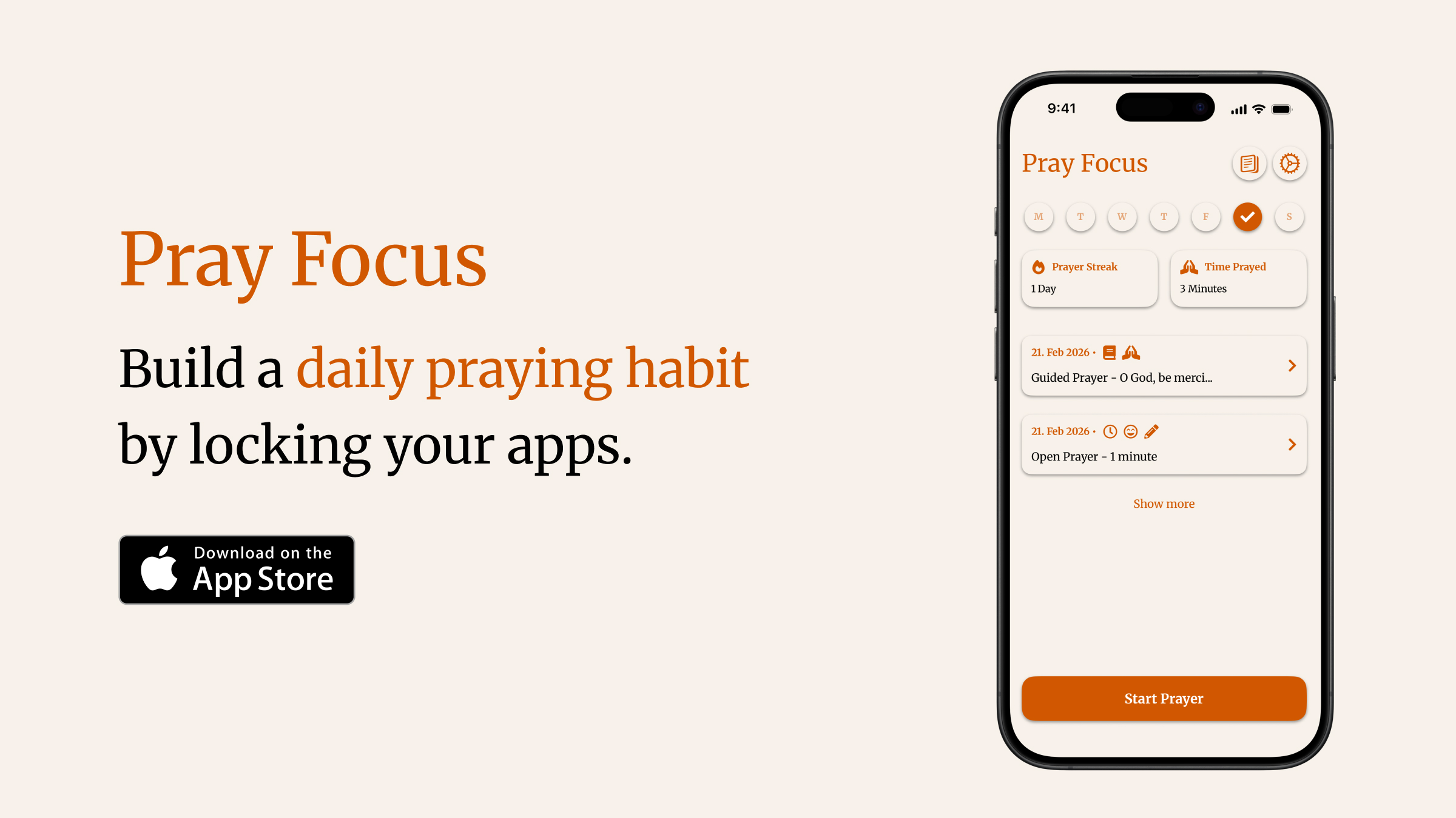 Screenshot 1 of Pray Focus