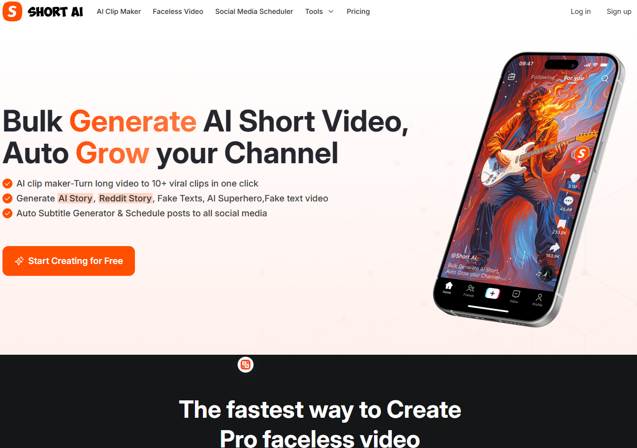 Screenshot 1 of Short AI