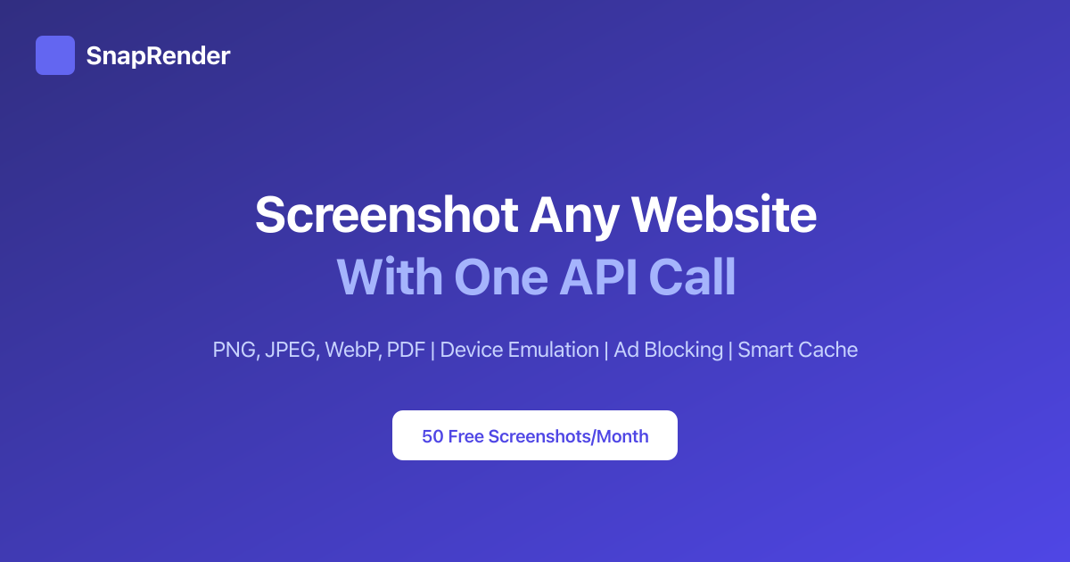 Screenshot 1 of SnapRender