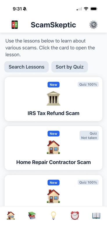 Screenshot 2 of ScamSkeptic