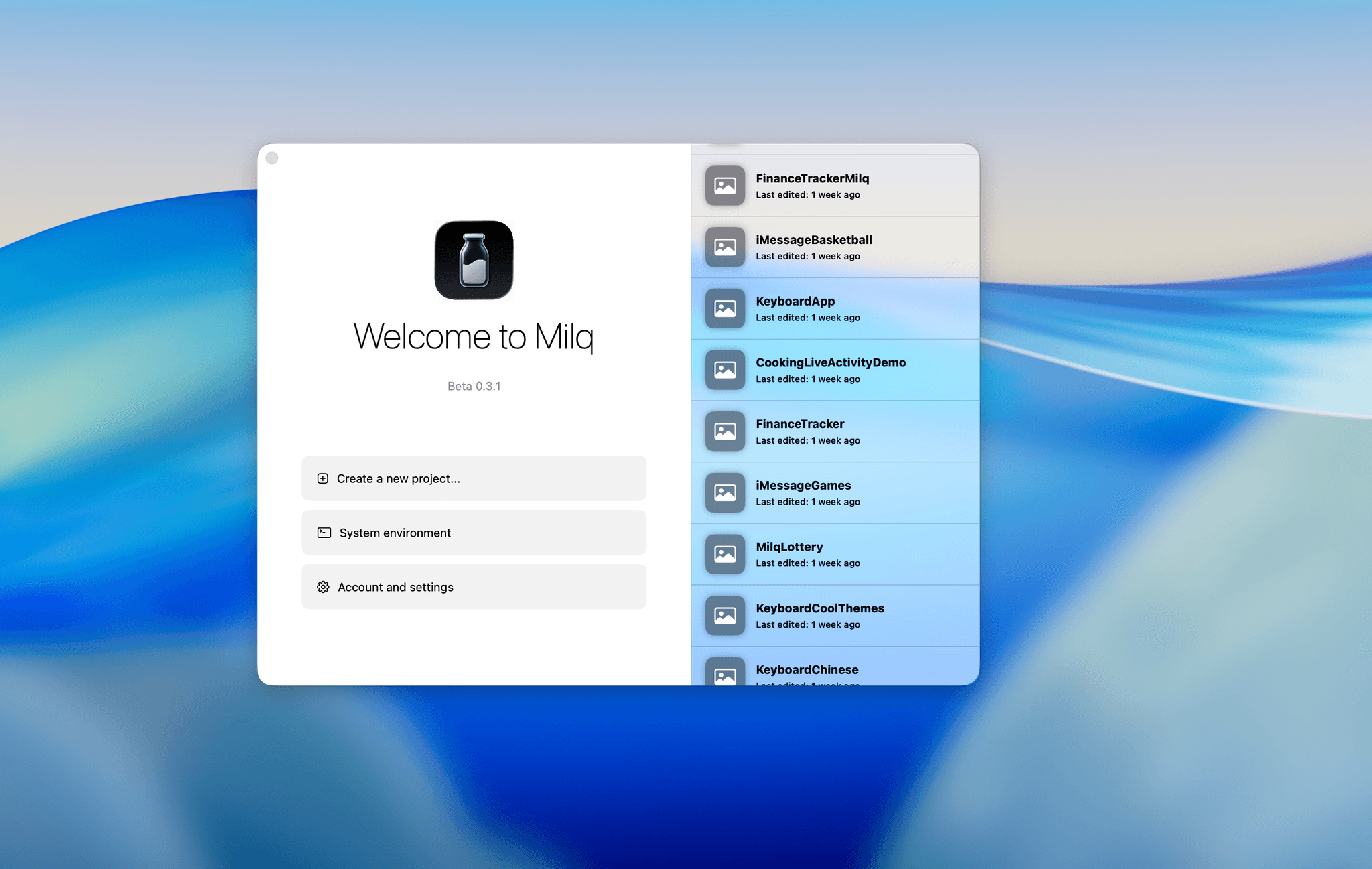 Screenshot 1 of Milq AI