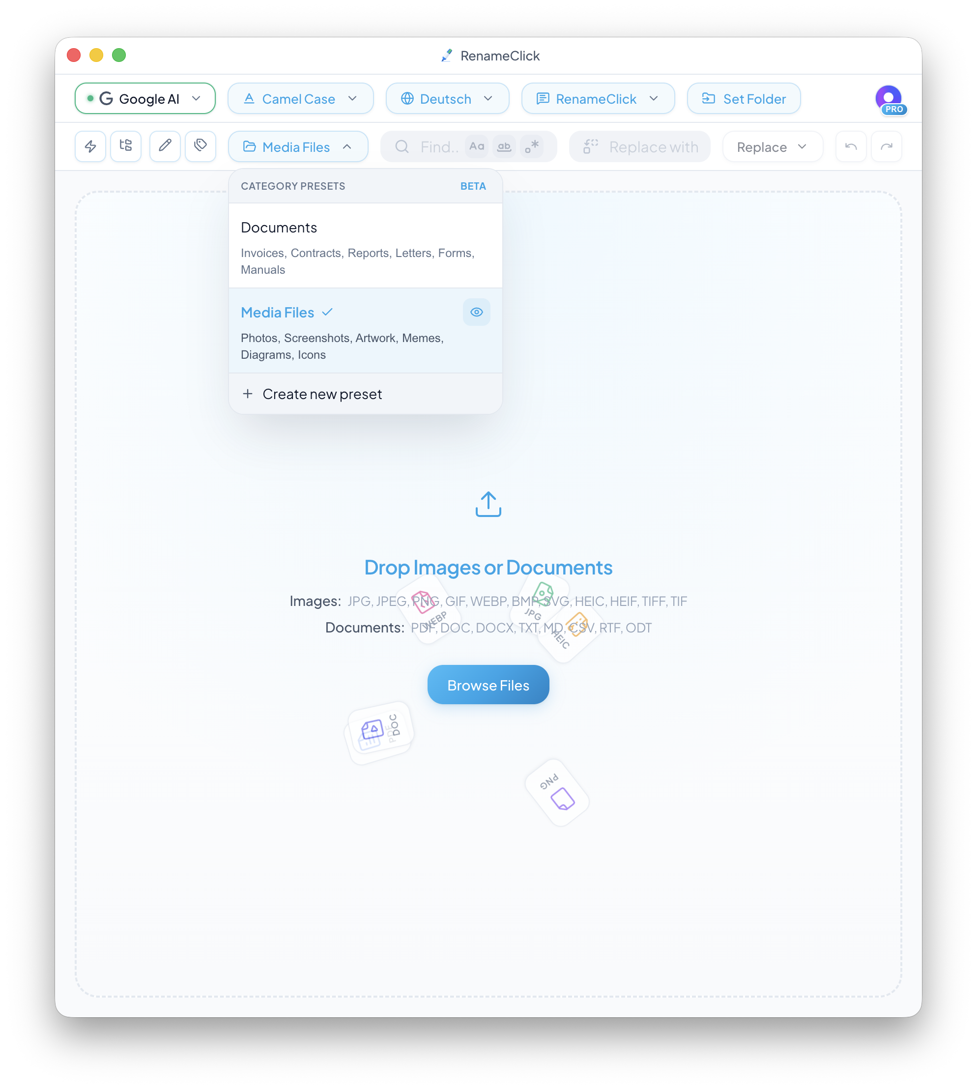 Screenshot 3 of RenameClick – Offline AI File Organizer 