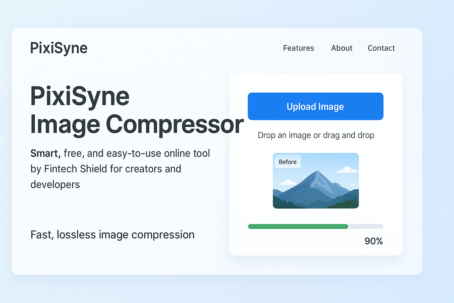 Screenshot 1 of PixiSyne – Image Compressor