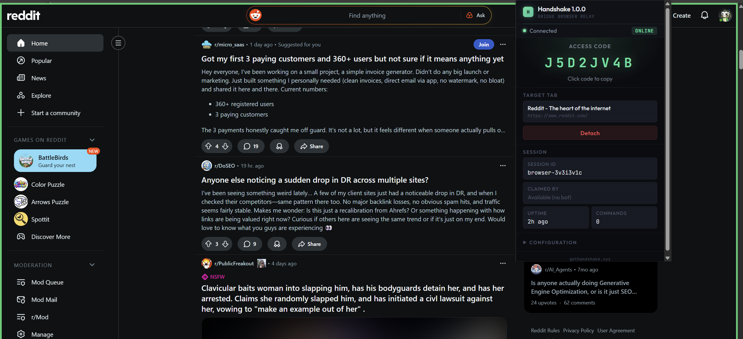 Screenshot 4 of Handshake