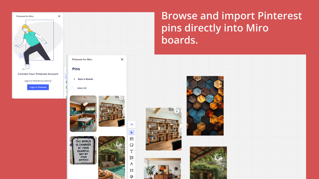 Screenshot 1 of Pinterest for Miro