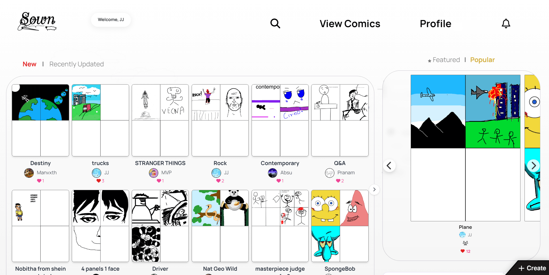 Screenshot 2 of Sown - The Social Art Platform