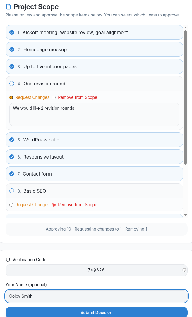 Screenshot 1 of ScopeGuard