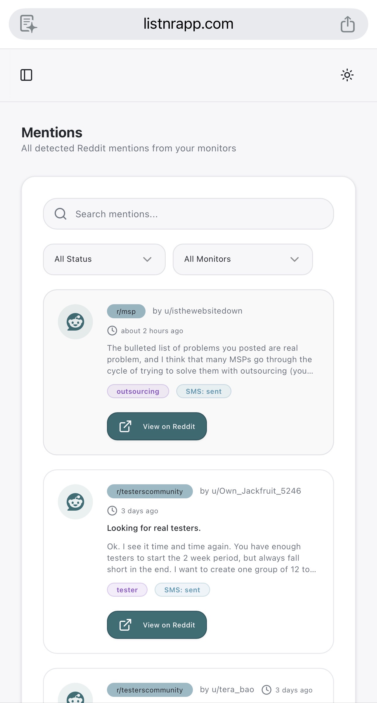 Screenshot 3 of Listnr