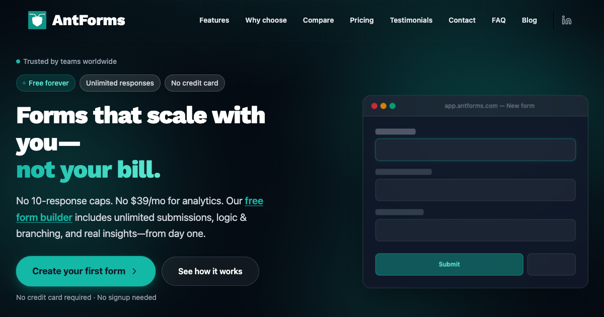 Screenshot 1 of AntForms