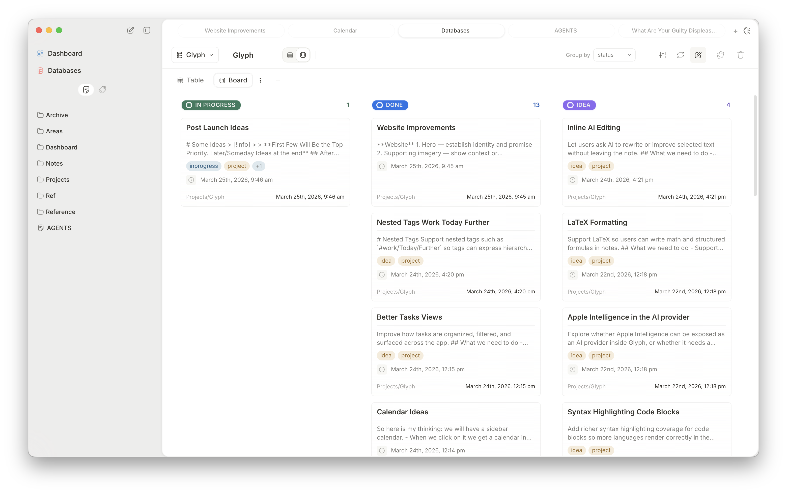 Screenshot 1 of Glyph