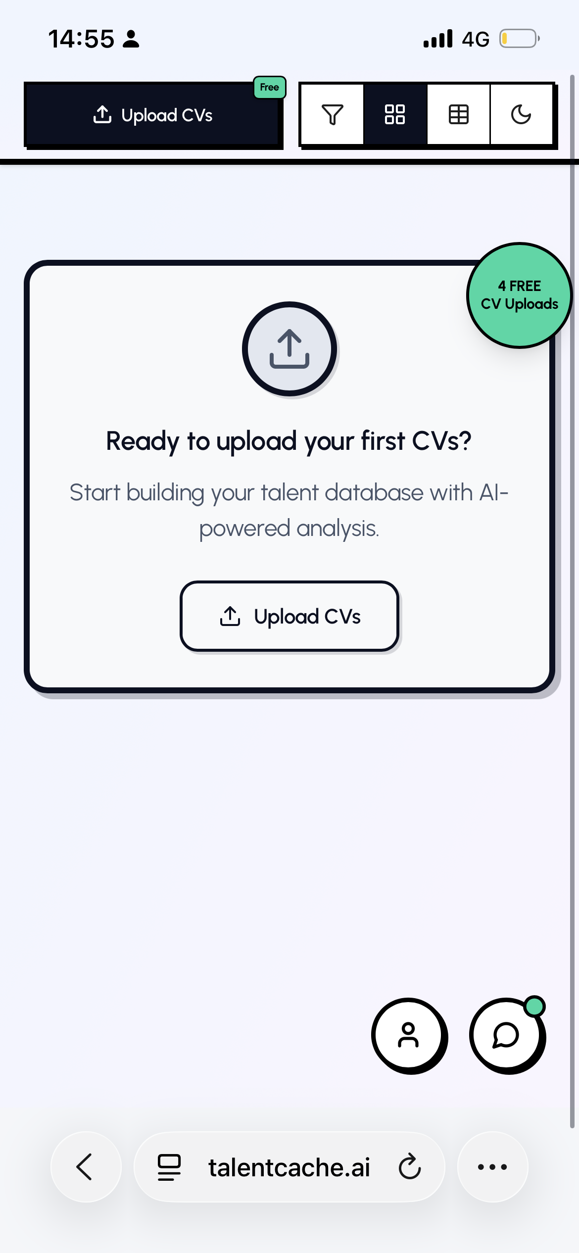 Screenshot 3 of TalentCache AI