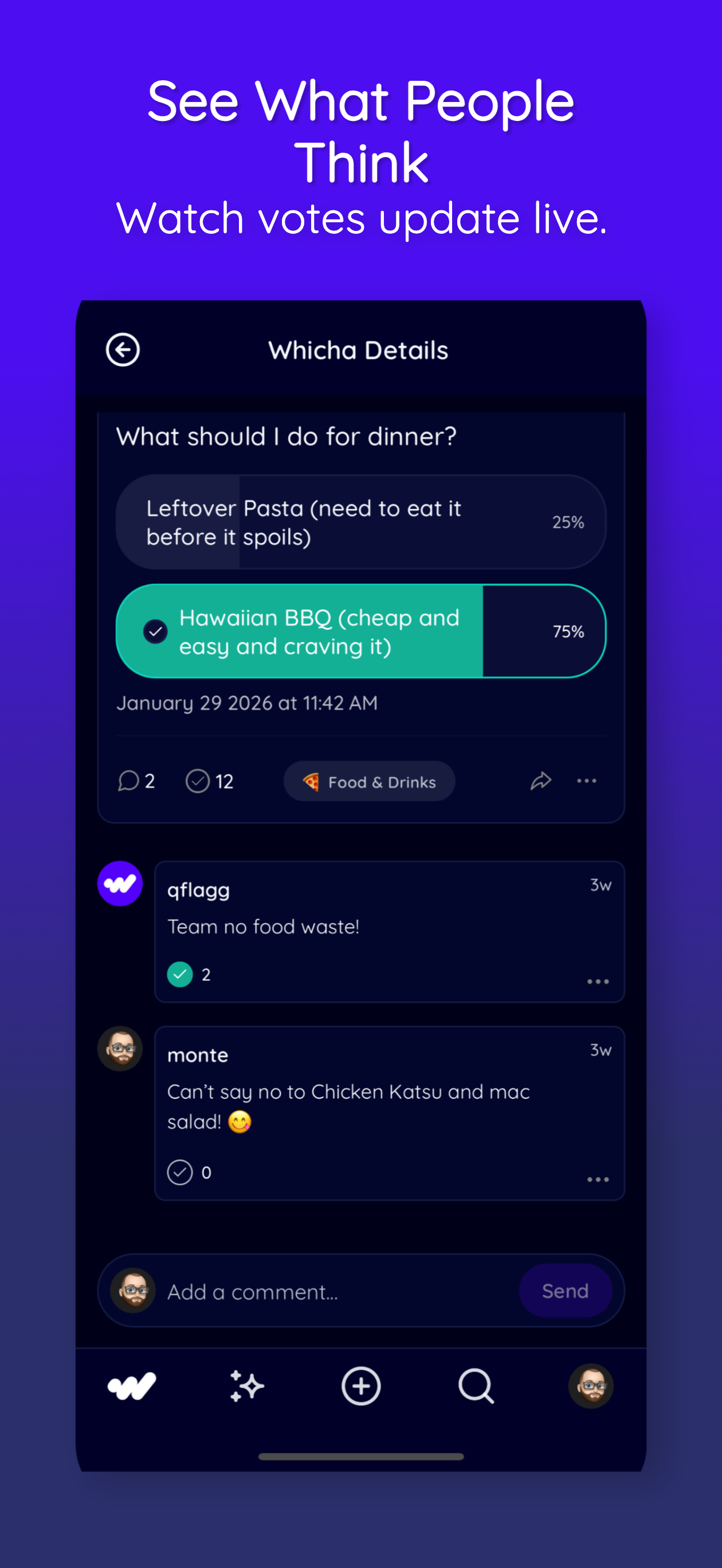 Screenshot 4 of Whicha Polling App
