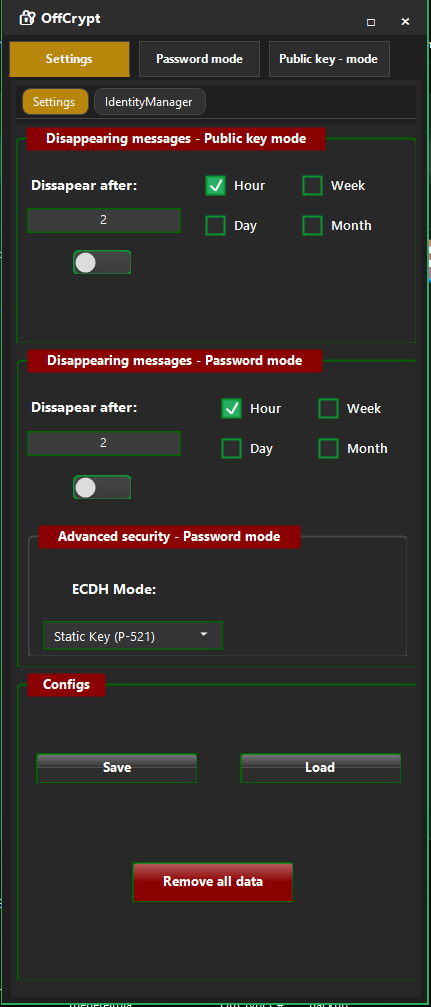 Screenshot 1 of OffCrypt Desktop
