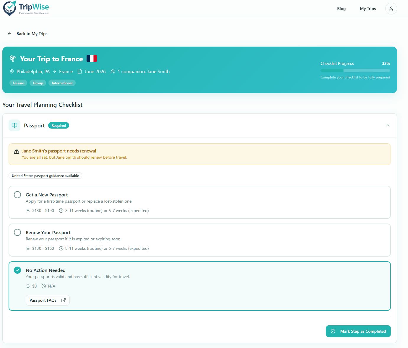 Screenshot 2 of TripWise