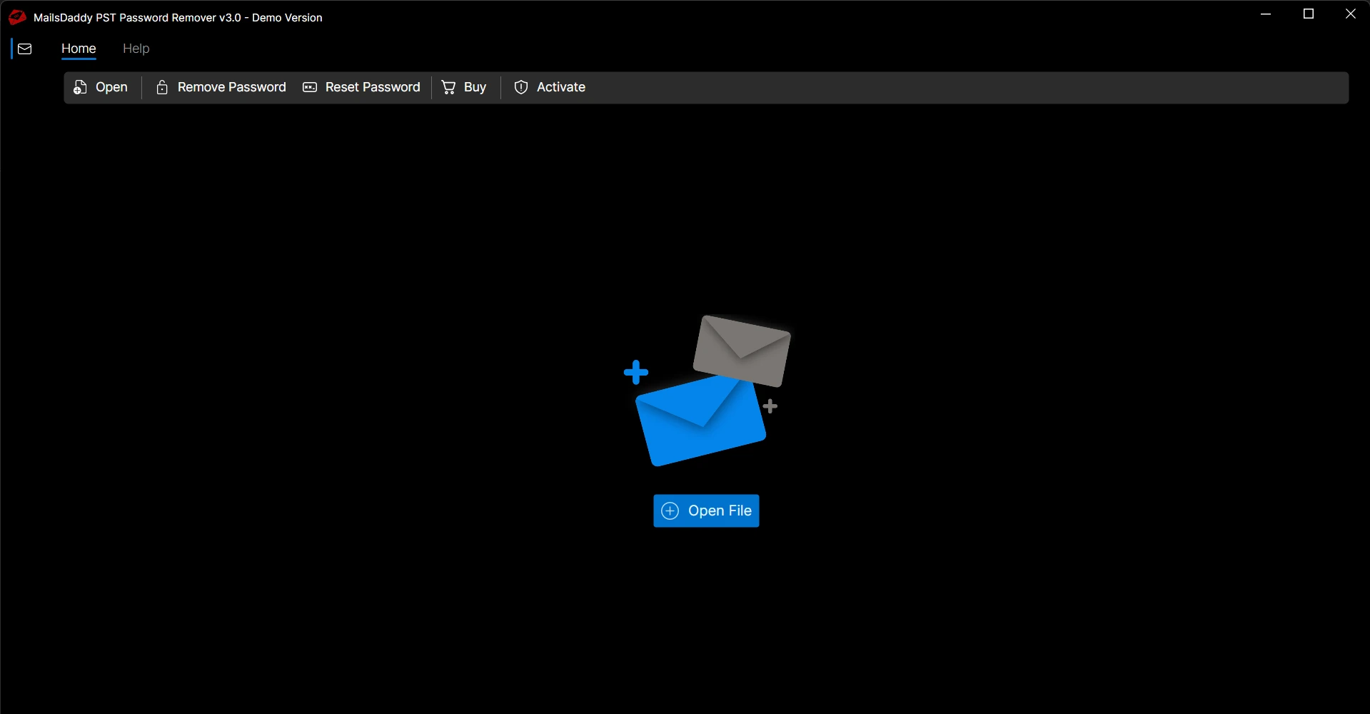 Screenshot 4 of MailsDaddy PST Password Recovery Tool