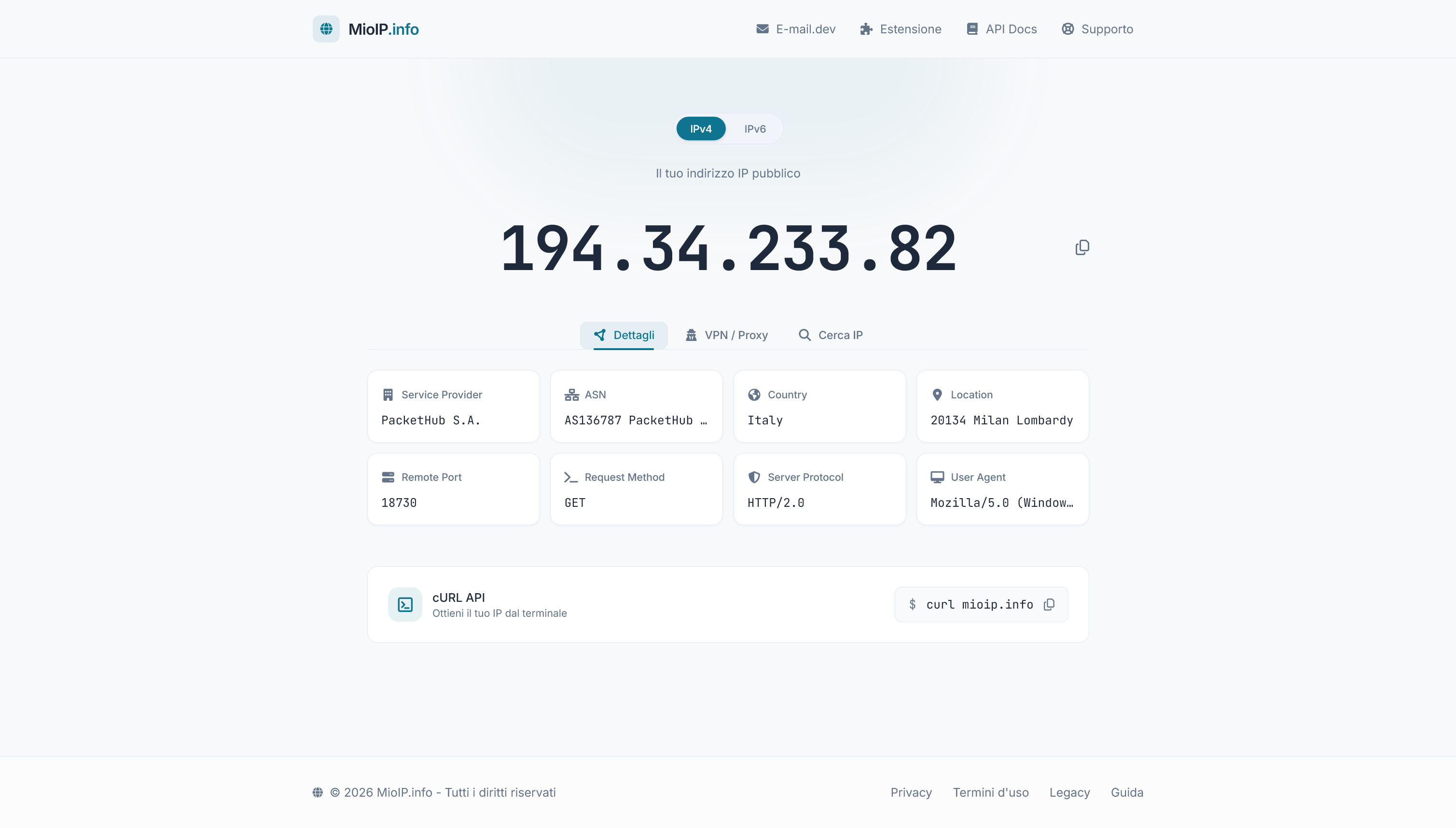 Screenshot 1 of MioIP.info
