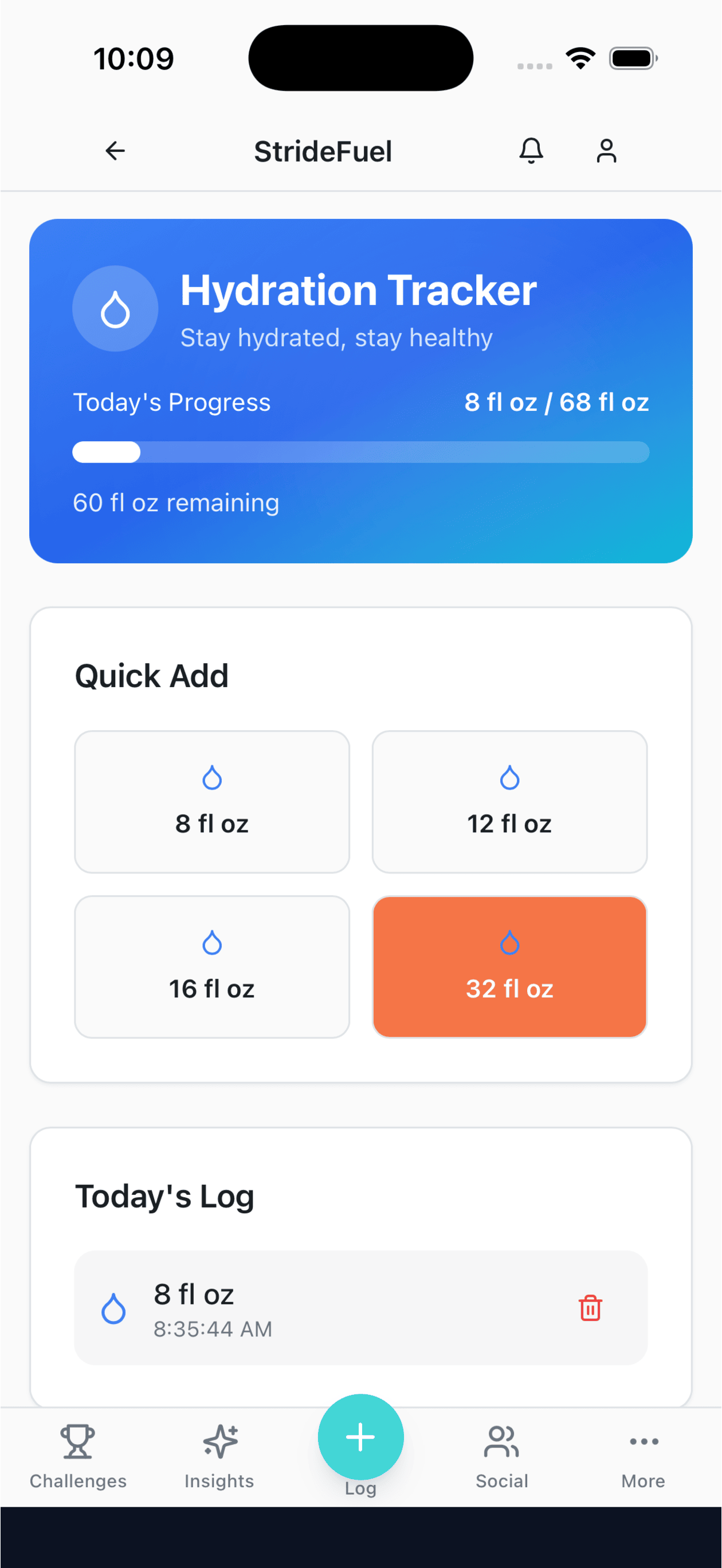 Screenshot 8 of StrideFuel