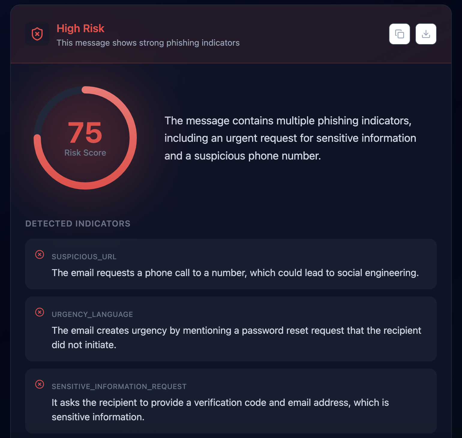 Screenshot 2 of PhishGlass