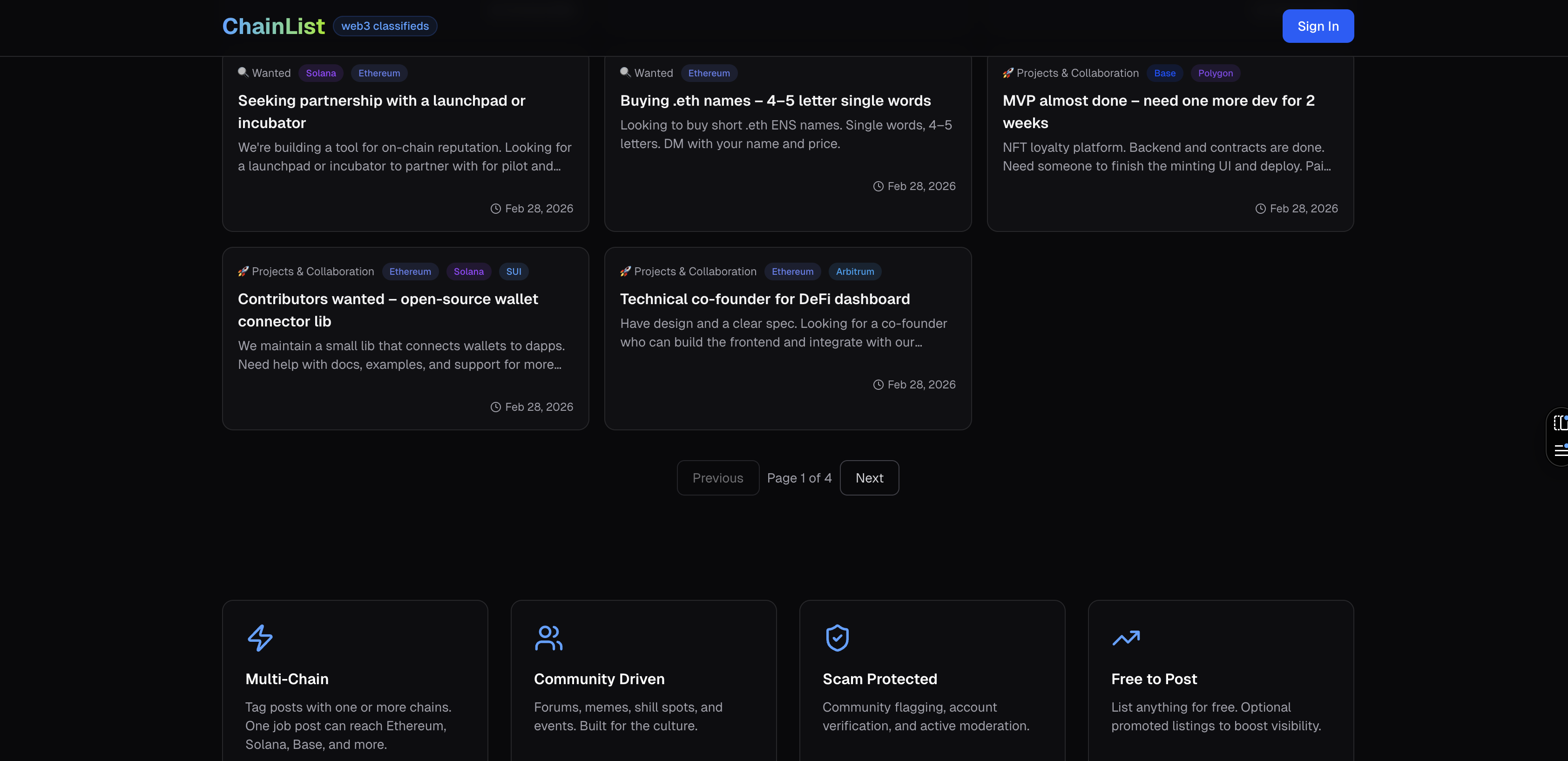 Screenshot 5 of ChainList