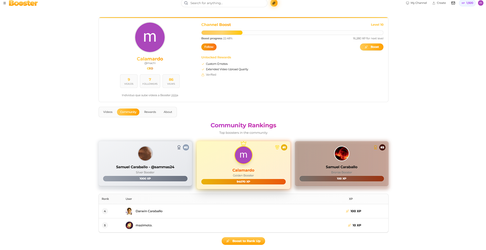 Screenshot 1 of Booster