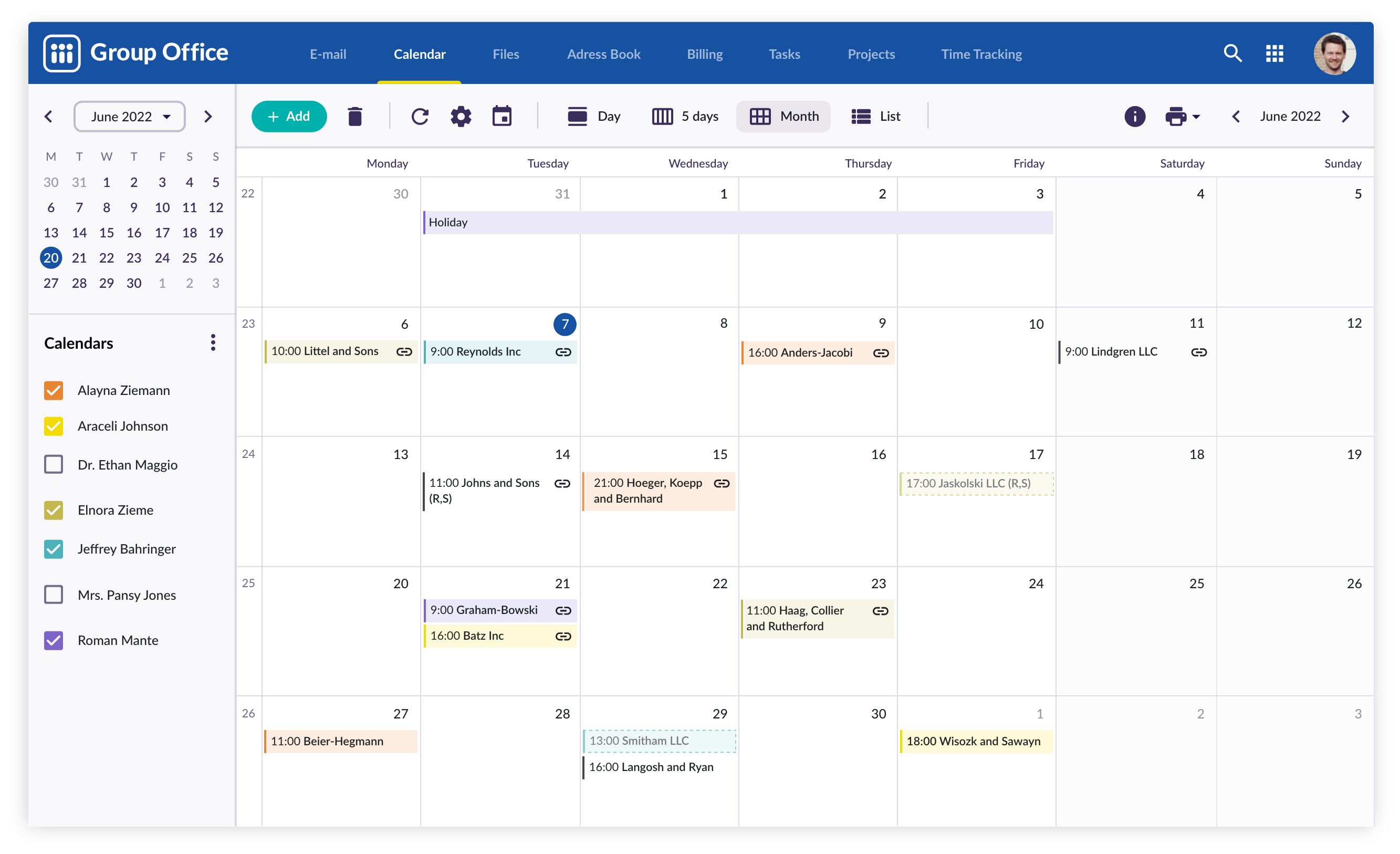 Screenshot 1 of GroupOffice