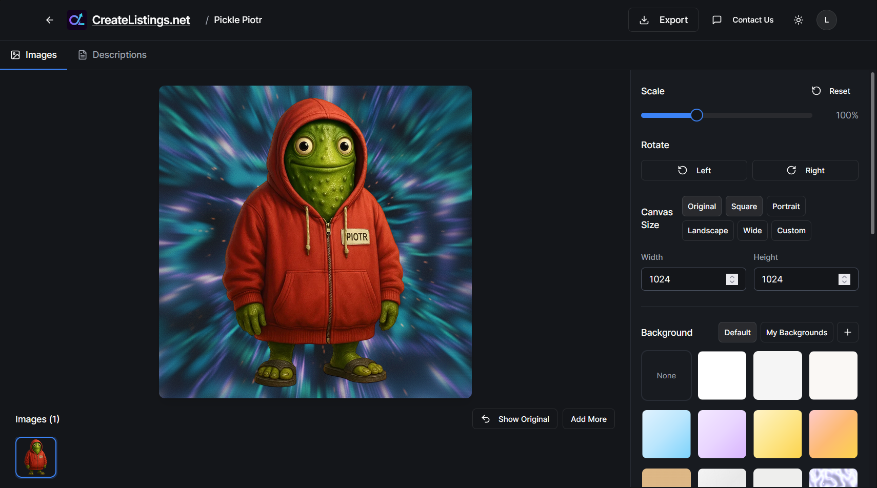 Screenshot 2 of CreateListings.net - Product Listings