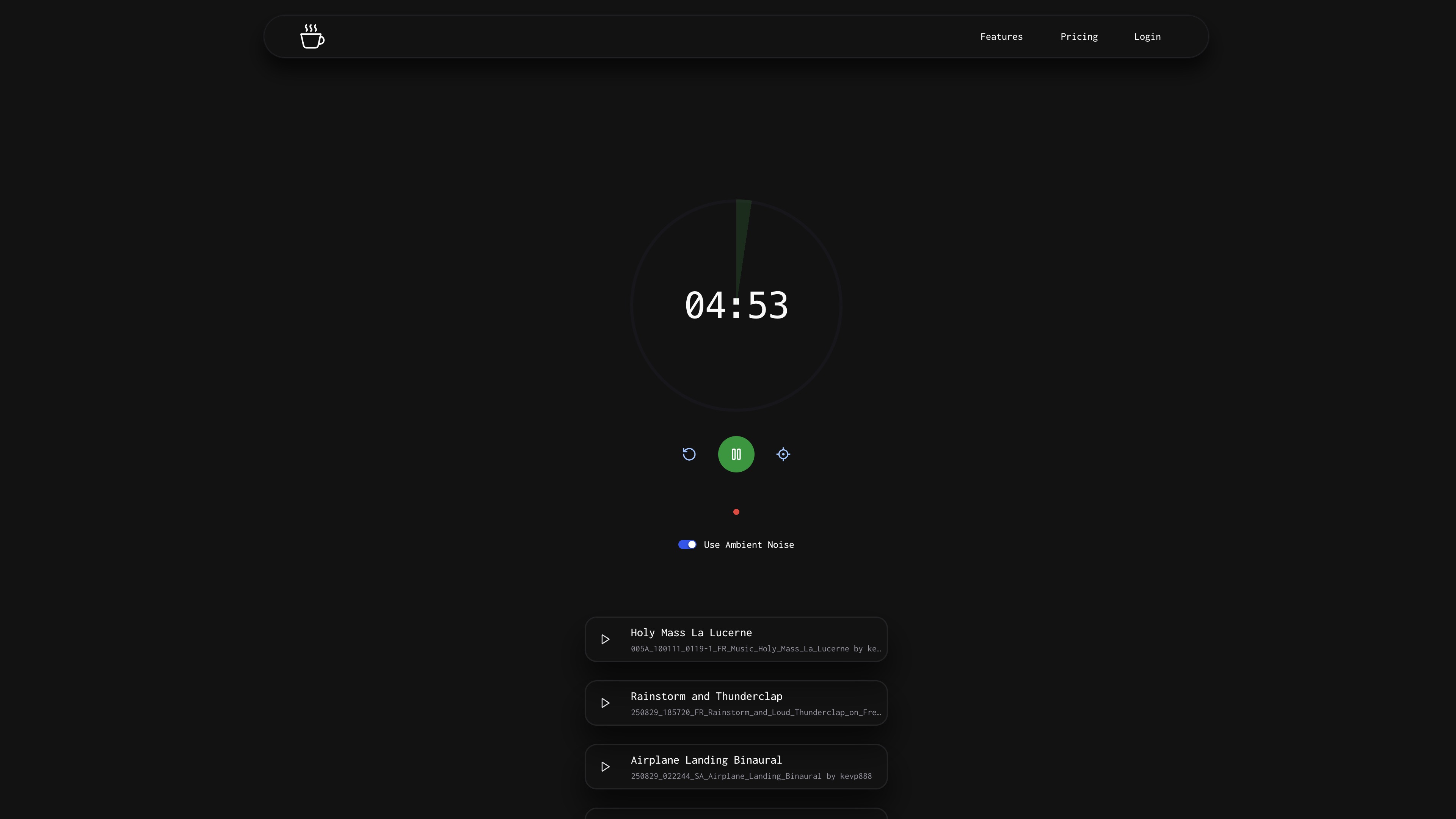 Screenshot 1 of Pomodoro Timer — Focus in 25 Minutes