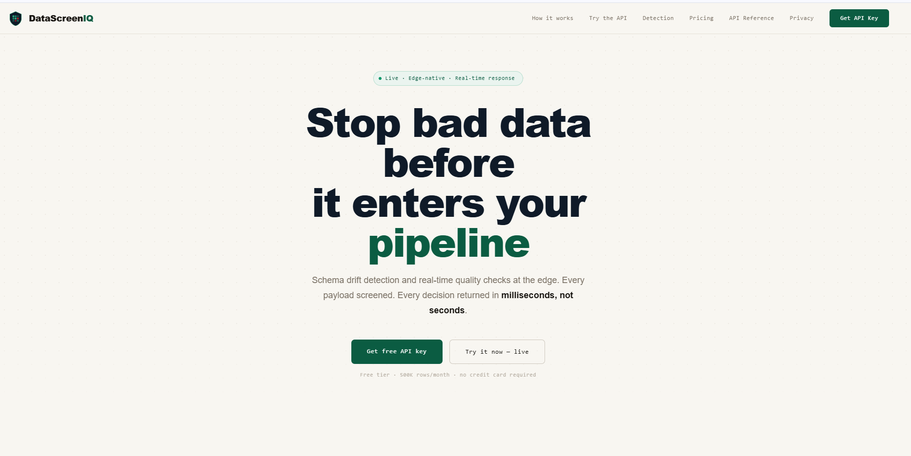 Screenshot 1 of DataScreenIQ