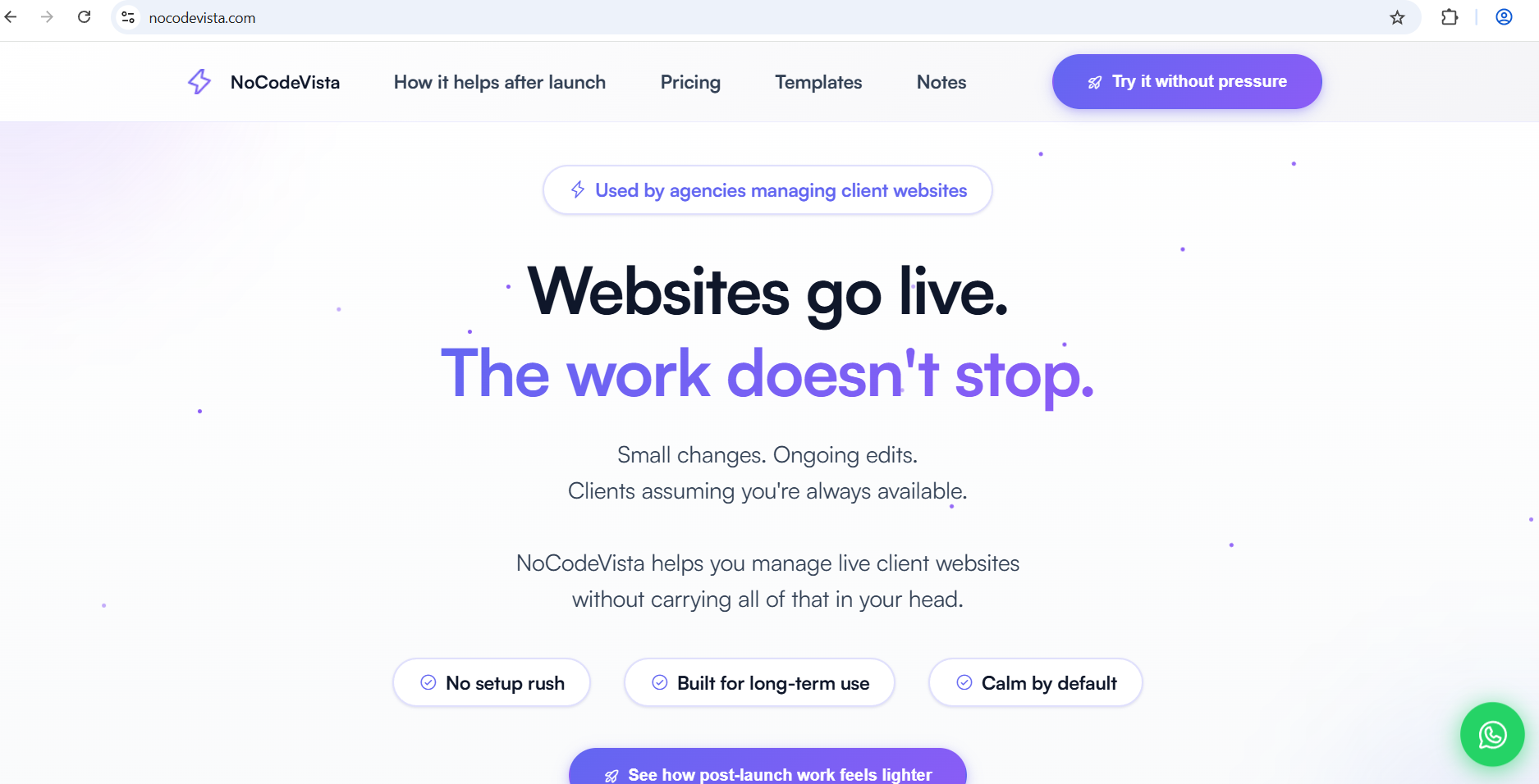 Screenshot 1 of NoCodeVista