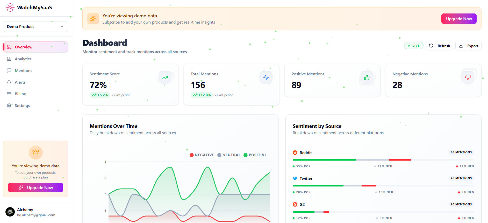 Screenshot 4 of WatchMySaaS