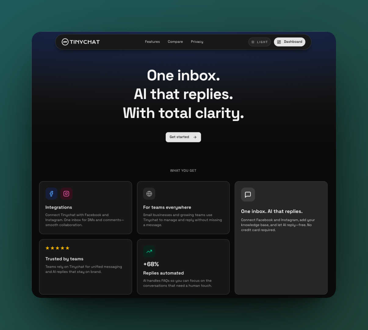 Screenshot 1 of Tinychat