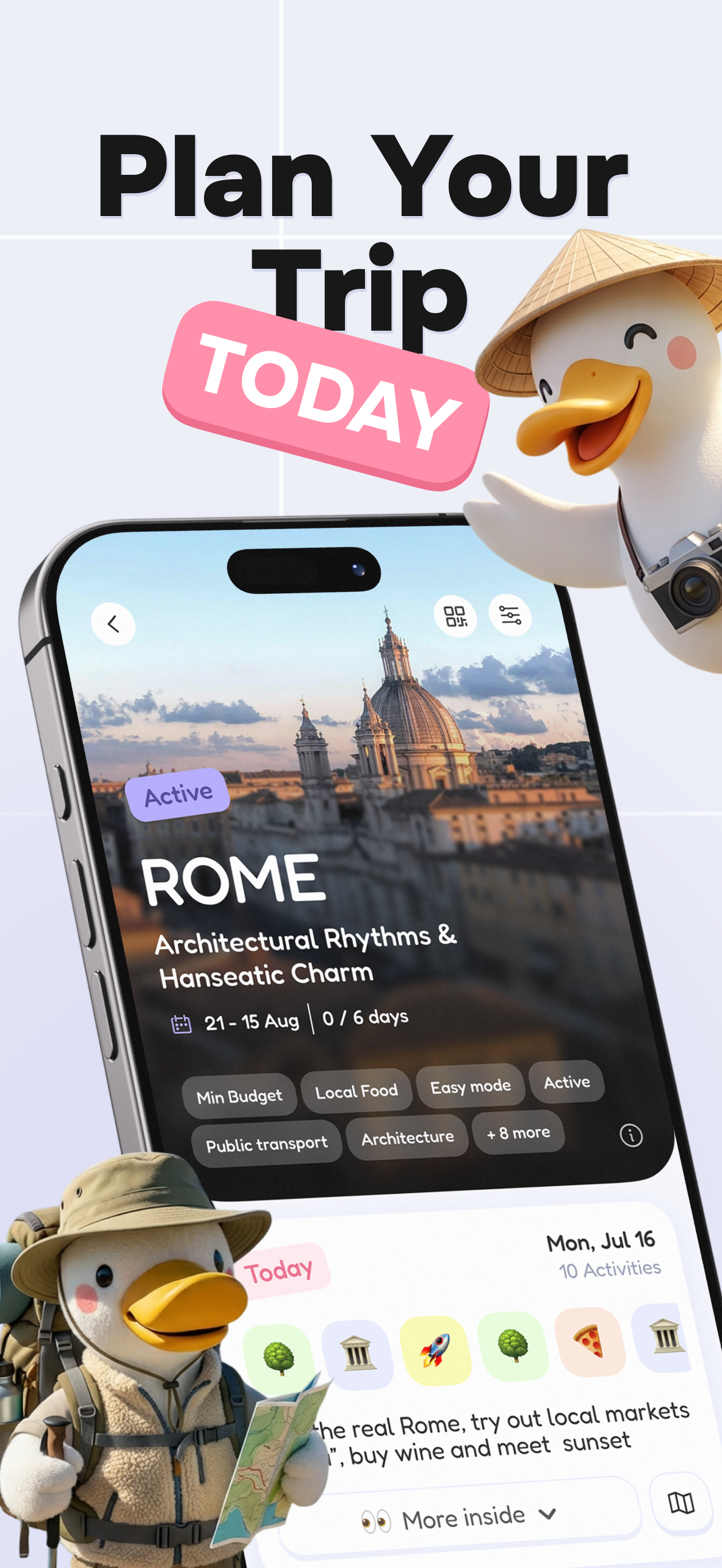 Screenshot 1 of Flaptrip - AI travel planner