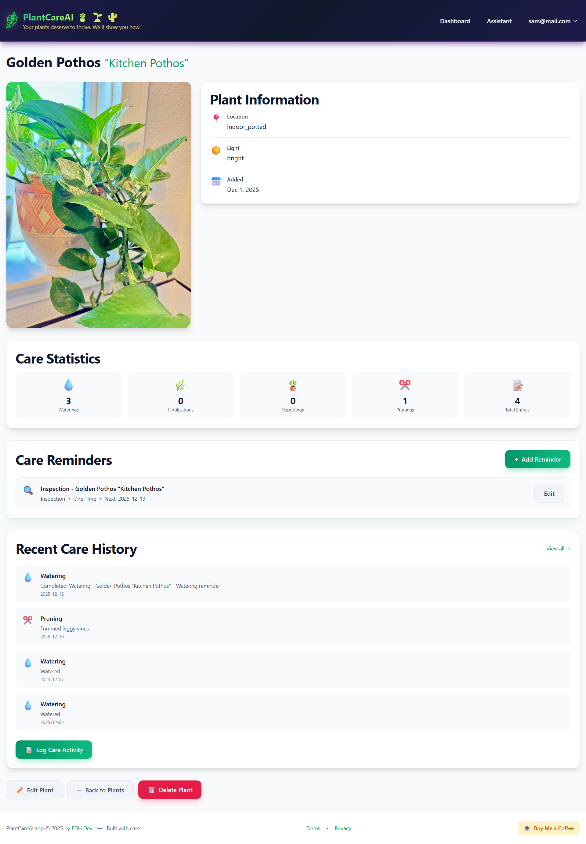 Screenshot 9 of PlantCareAI