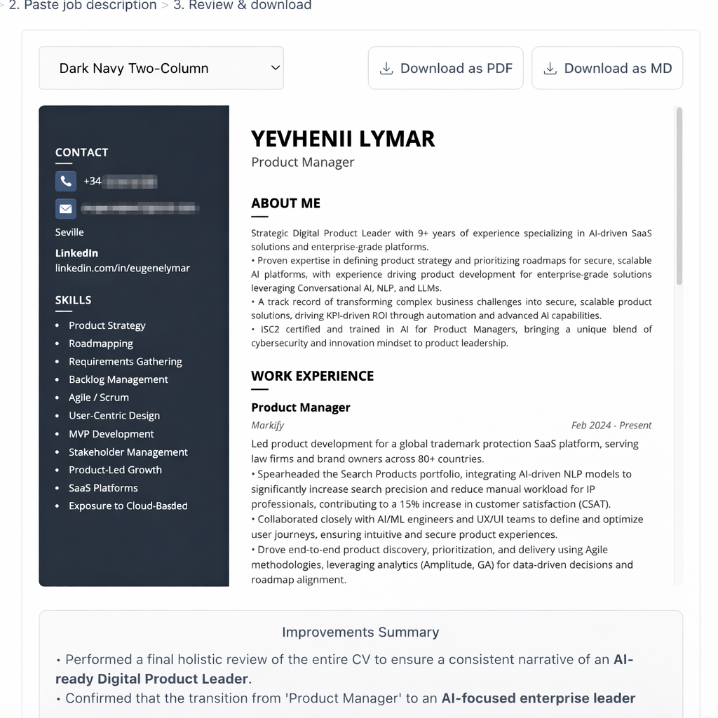 Screenshot 1 of Land The Job