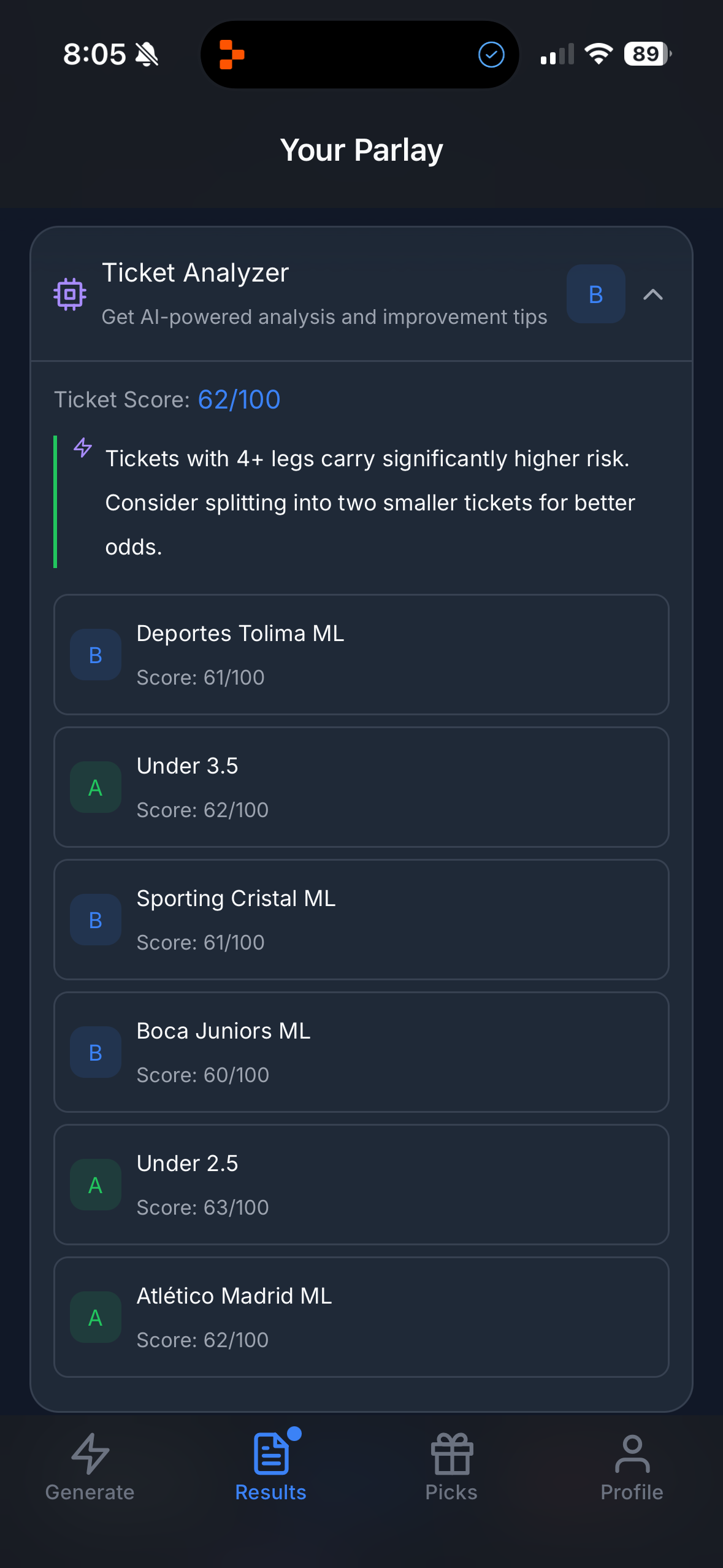Screenshot 6 of Parlay Pilot