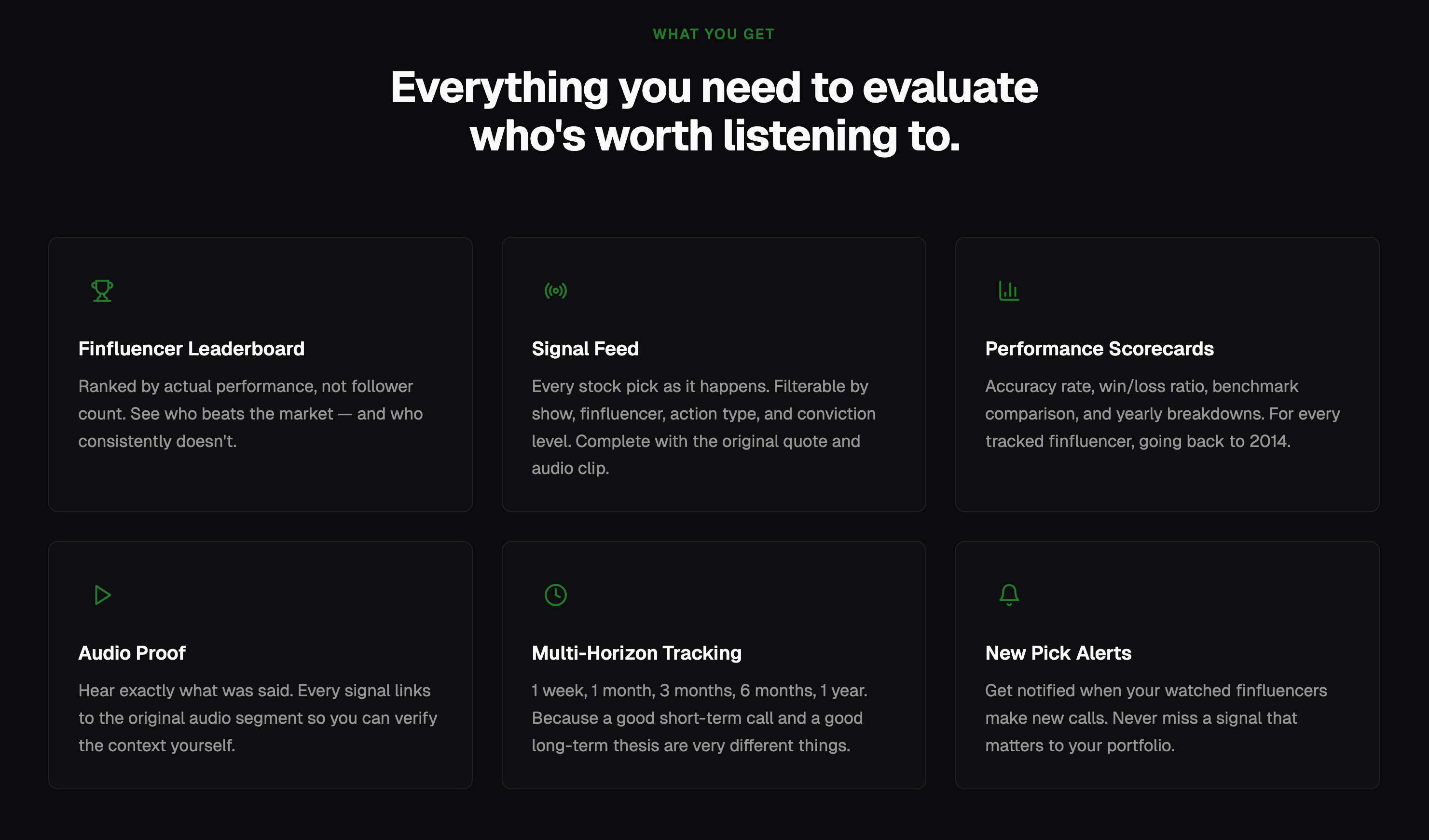 Screenshot 1 of Finfluencers.trade