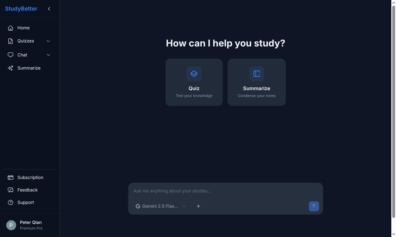 Screenshot 1 of StudyBetter
