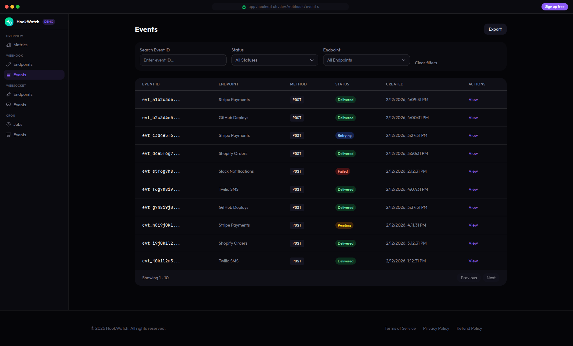 Screenshot 5 of HookWatch